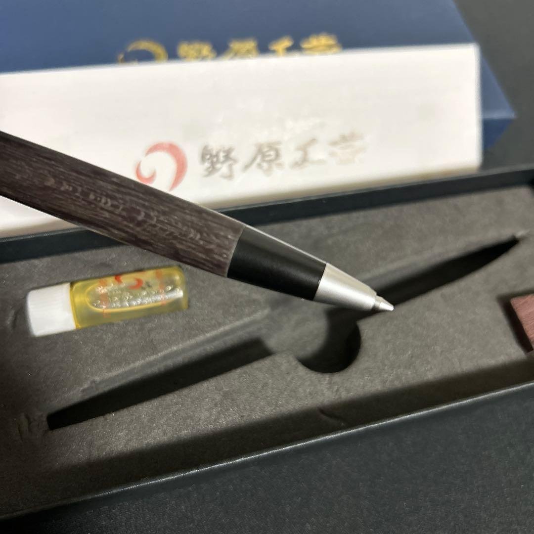 野原工芸 旧型 固定式金具 インドローズウッド シャープペンシル